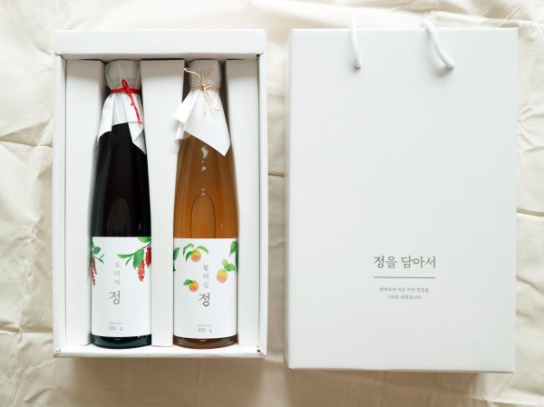 오미자 황매실 포장사진