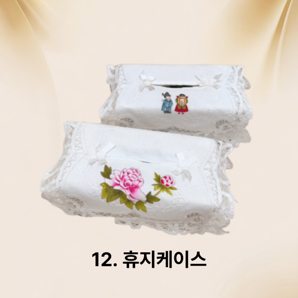 안동포 쪽염색 조각보