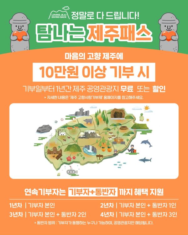 탐나는 제주패스 혜택