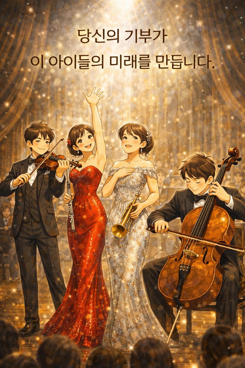 커서 뮤지션이 된 아이들의 당당하고 멋진 모습