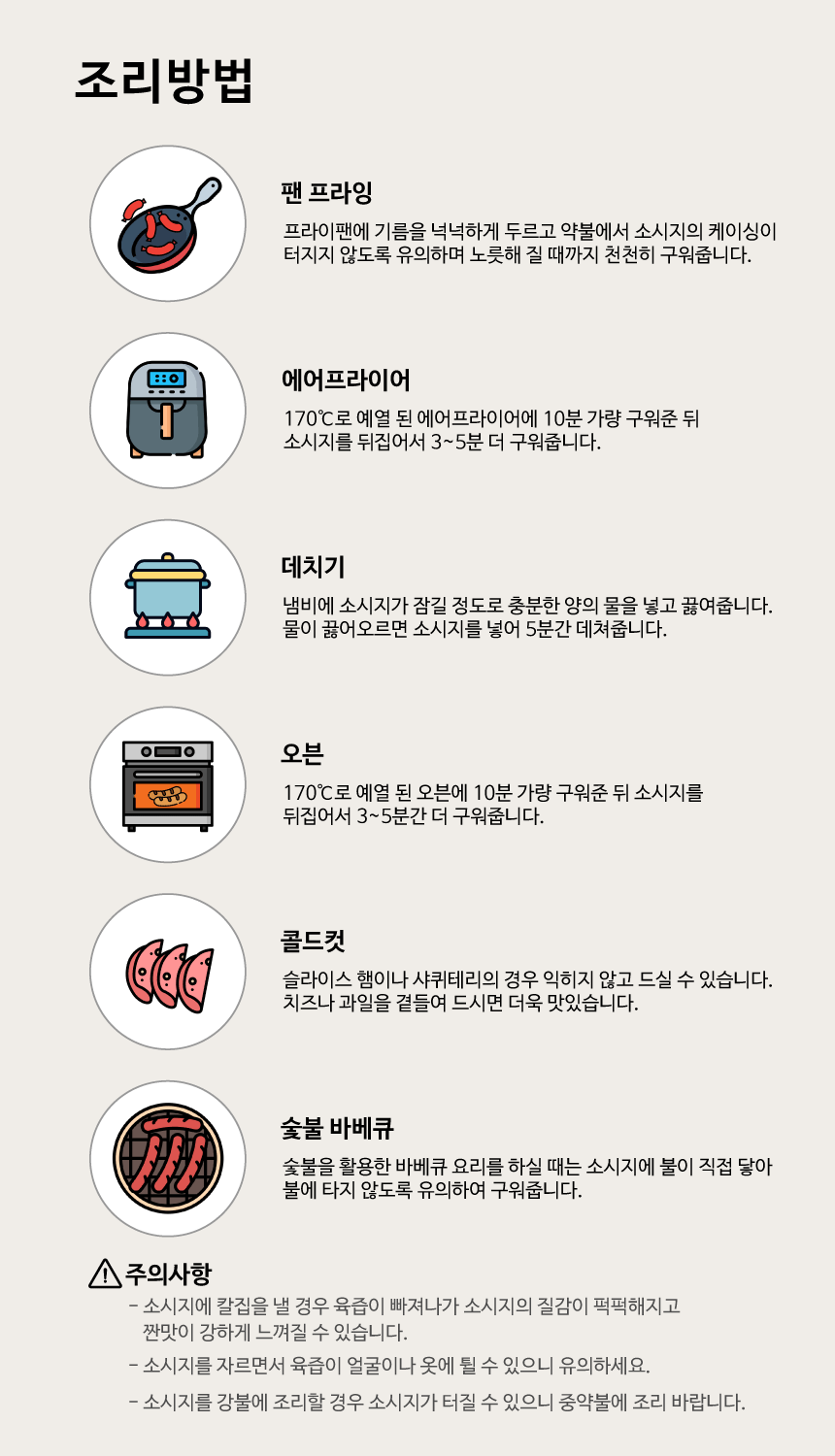 조리방법 설명 상세페이지
