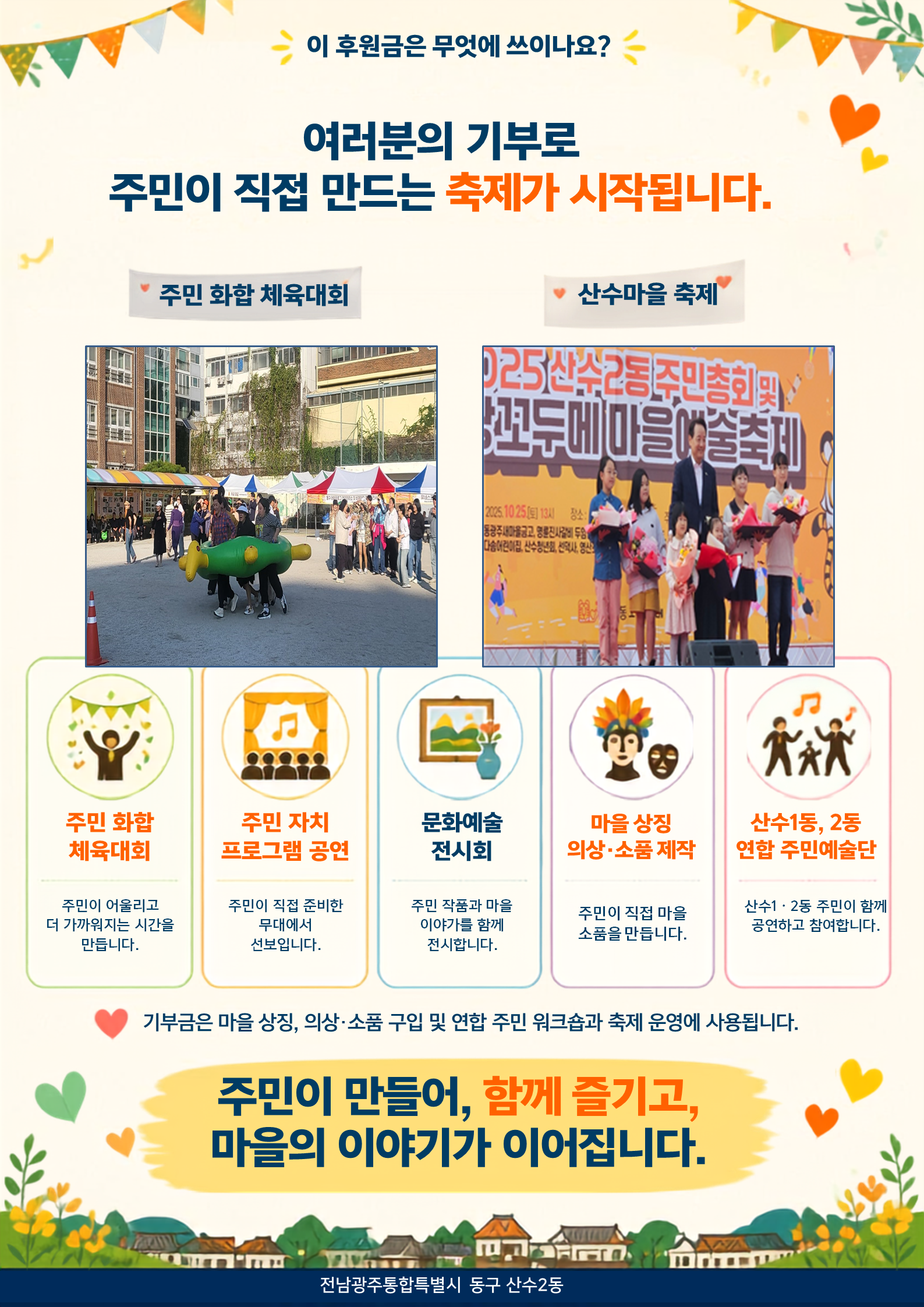 [산수2동]문화예술로 주민이 하나되는 마을 : ONE 산수마을예술축제