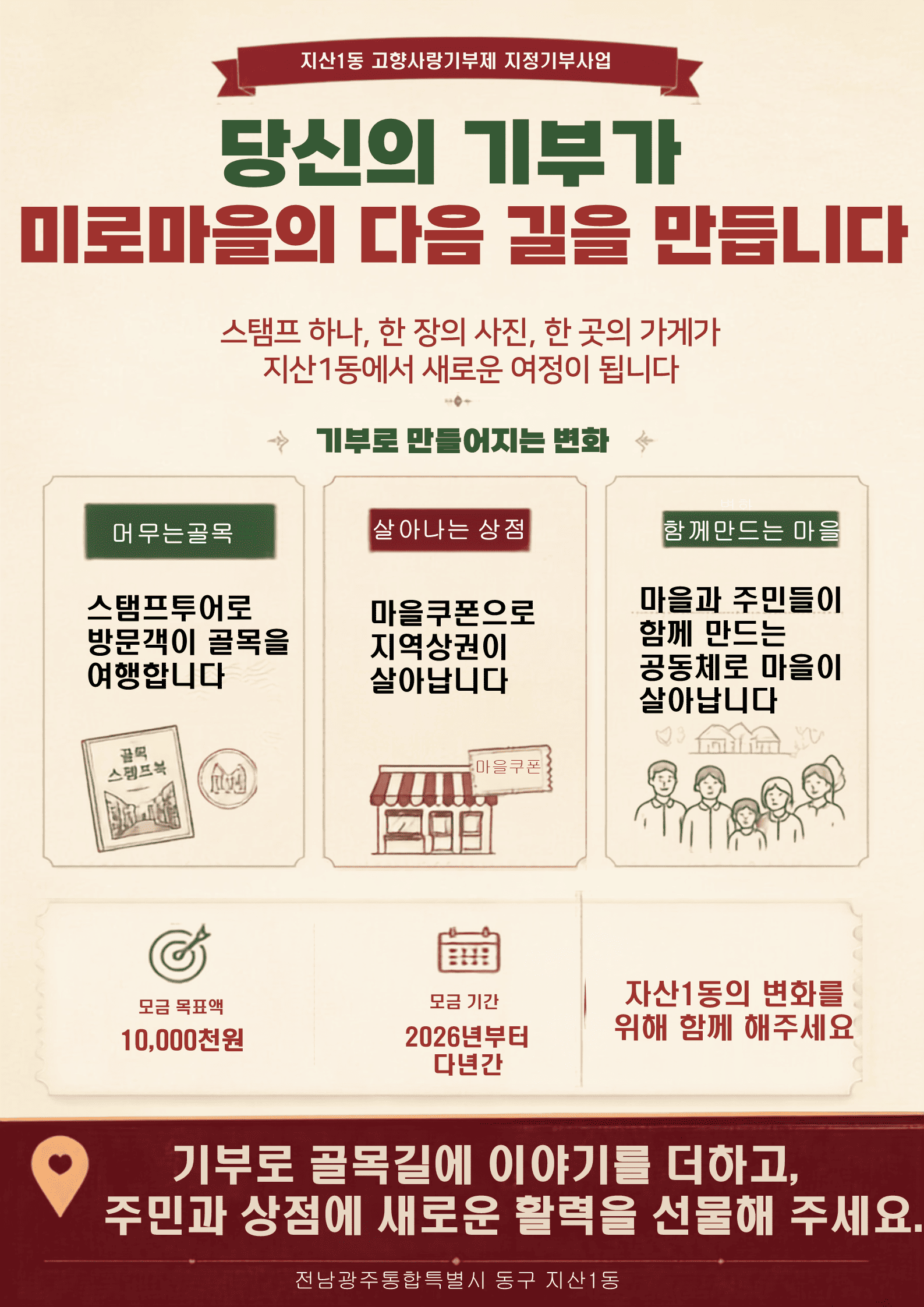 [지산1동] 골목에 활력을 더하고 마을 을 알리는 여행 : 미로마을 골목여행