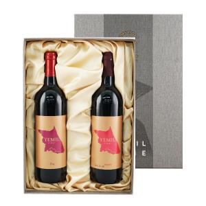 예밀와인 레드와인 세트 (레드와인 2종, 드라이+스위트, 750ml 2병)