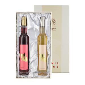 예밀와인 러블리와인 세트(스위트 와인 2종, 로제+청향, 375ml 2병)