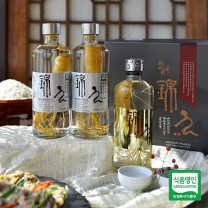 금산인삼주 한뿌리세트(23%,43%) 375ml * 3병