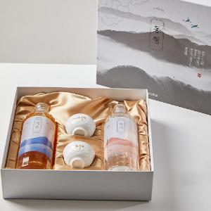 [충남 서천군] 동행 선물 세트(한산소곡주+불소주+잔2EA)(강산주조)