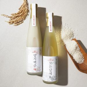 양양술곳간 전통주 약주 수제막걸리 선물세트 모든날에 양지백주 500ml 15도