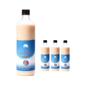 [장성군] 청산녹수 프리미엄 막걸리원액 편백숲산소막걸리12  4병 (750ml/12도)