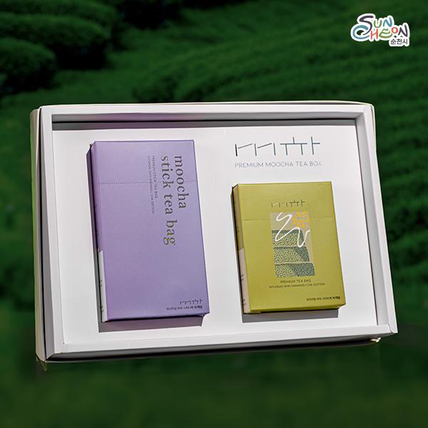 [명인 신광수차] 무차 프리미엄 스틱티백&사각티백 선물세트