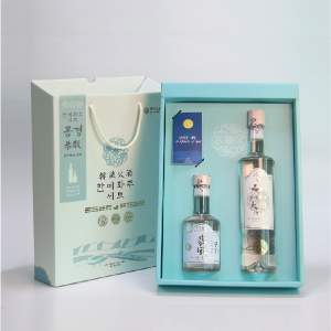 [연천지역특산주] 한예화주 선물세트 [공경,신의,치지] / 2병입 / 알코올도수 40%