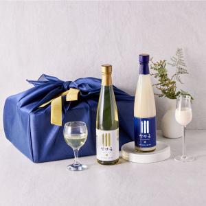 인천 지역특산주 삼양춘 2병 보자기 선물세트 탁주x약주