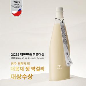 [경북 경주]대몽재 생막걸리 12도 750ml 전통주 선물세트