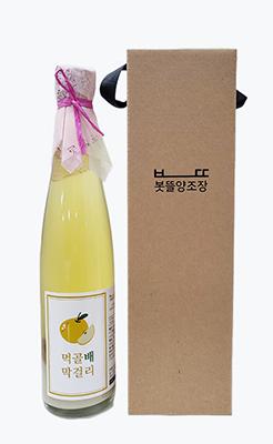 [경기][남양주시] 봇뜰주조 먹골배막걸리 무감미료 탁주 [500ml*1병]