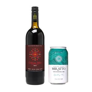 [홀릭8호] 샤토미소 레드 드라이 750ml + 미르아토 샤인 스파클링(캔) 330ml