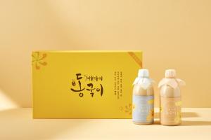 국화막걸리선물세트(동국이8도 2병+13도 1병구성 선물박스)