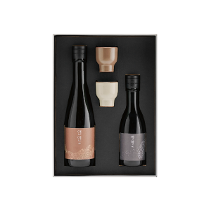 온증류소 2종 선물세트1 (연연25 500ml, 형형40 300ml, 도자기잔 2개)