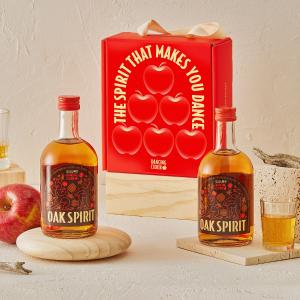 [충주 전통주] 댄싱사이더 오크스피릿 선물세트 오크스피릿(35%) 375ml x2병