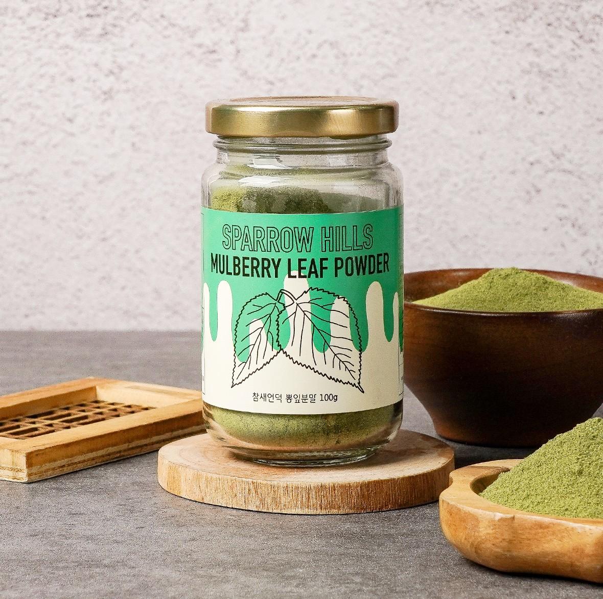 가평 뽕잎분말 100% 3병입 SET / 수제차 / 카페인 제로 