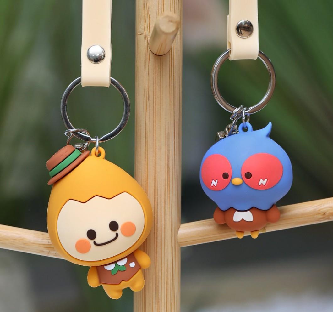 [가평 굿즈] 가평 마스코트 갓평이&송송이 3D 피규어 키링 SET + 선물포장팩 포함 