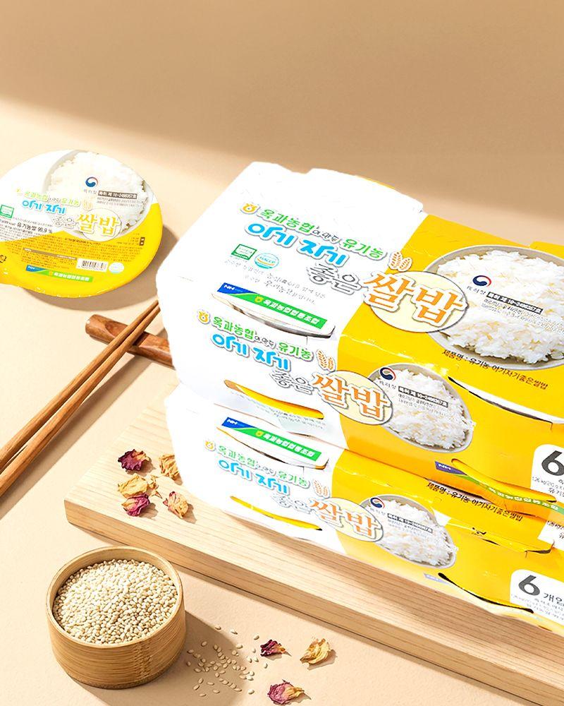 [옥과농협] 25년 햅쌀 유기농 아기자기좋은쌀밥 즉석밥 24개입(1팩*4개)