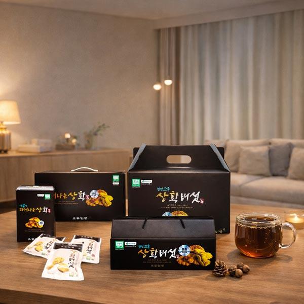 [전남 고흥군]믿고 먹을 수 있는 국내산 무농약 상황버섯즙 25포