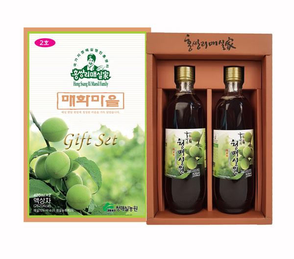 홍쌍리 청매실원 2호세트 (420ml x 2병)