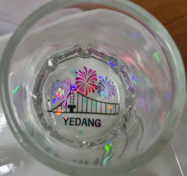 예당호 출렁다리 레진 데코 소주잔2p