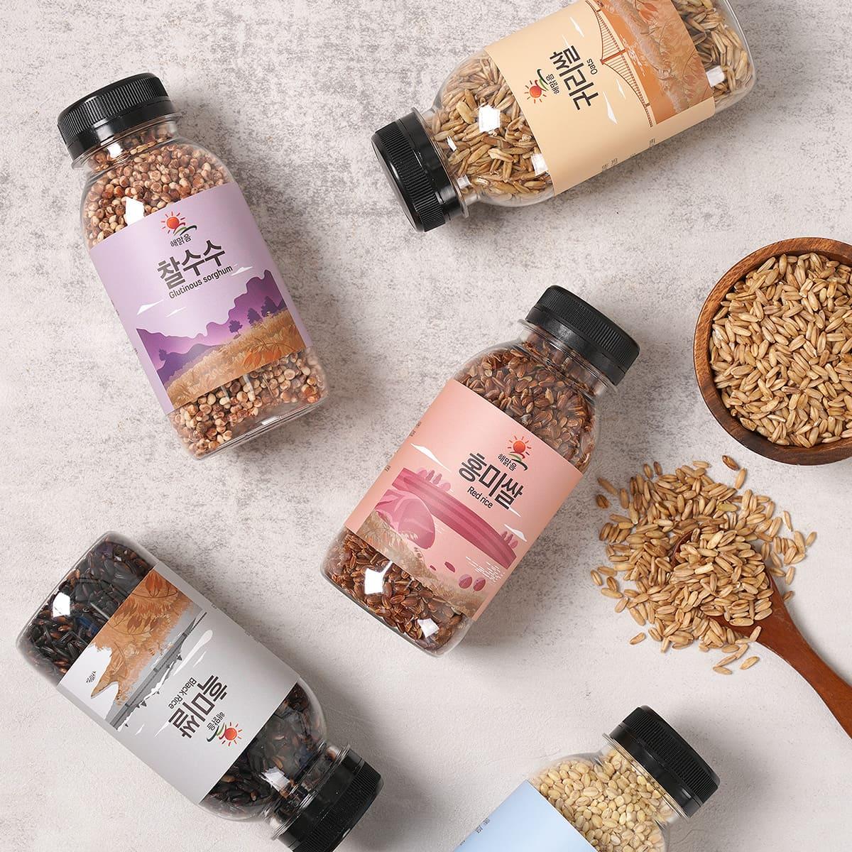 [전남 고흥군] 해맑음 혼합 잡곡 5종 선물세트 + 리얼유자주스 5팩