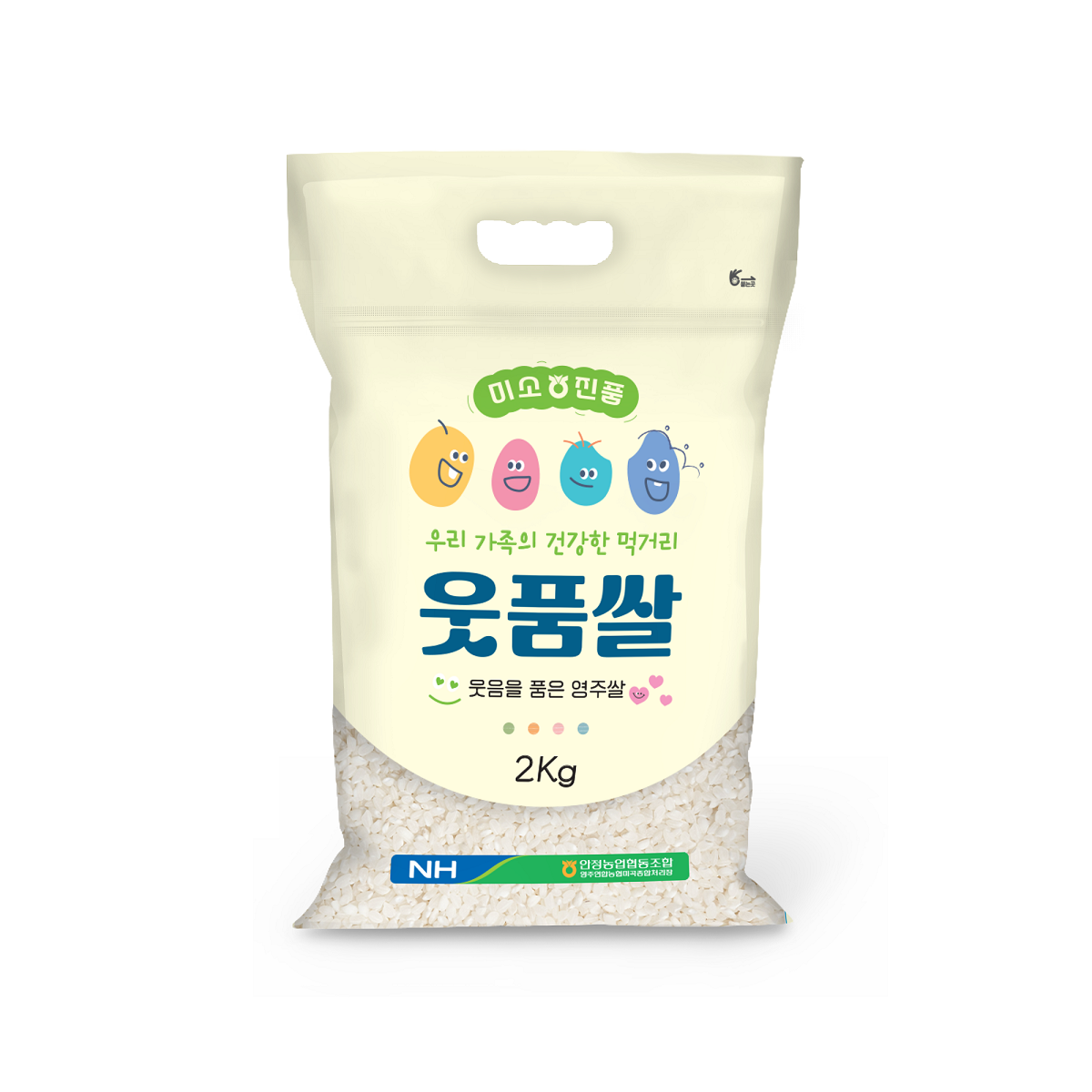 [경북 영주시] 웃품쌀 2KG + 웃품쌀 2KG + 웃품쌀 2KG(2025년산)