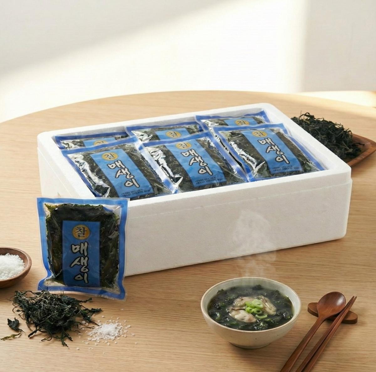 2026 장흥 햇 찰매생이!(300g, 10팩)