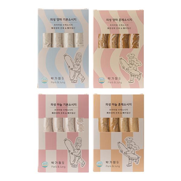 독일 국제대회 수상 박가정 수제 소시지 4종