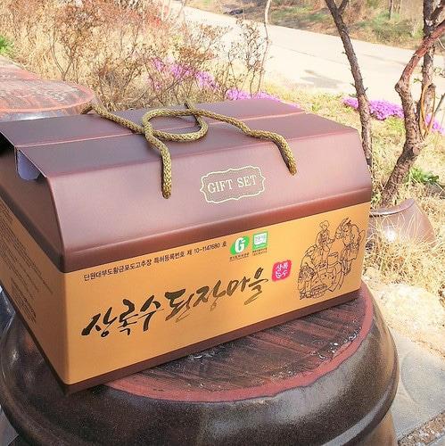 [경기 안산시] 상록수된장마을 전통장류 4종세트 (된장+보리고추장+간장+미숫가루)