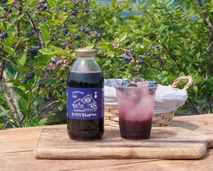 용인청정팜 블루베리잼 액상차