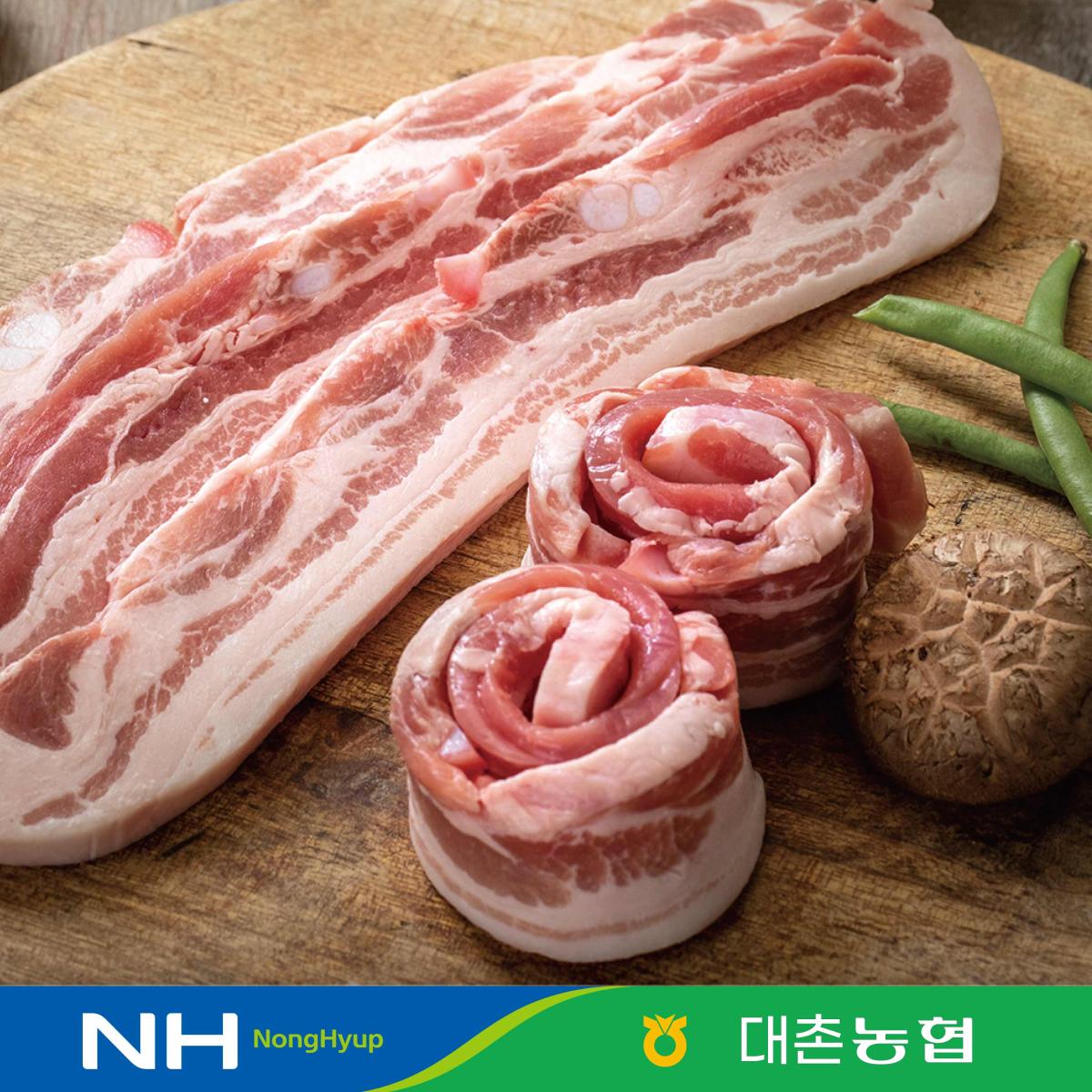 한돈  삼겹살·목살 구이세트 1.2kg( 홈파티 1호)