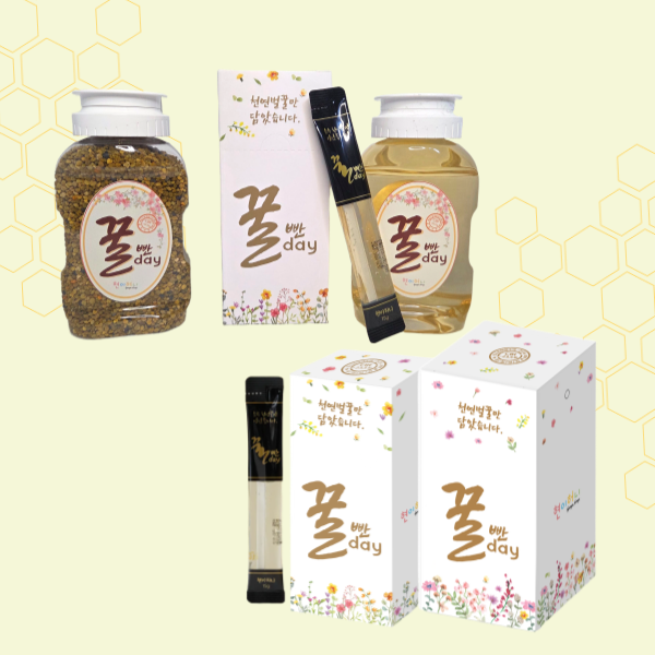 [현이허니] ❤고향사랑특가❤ 천연벌꿀 스틱40포 / 3종꾸러미