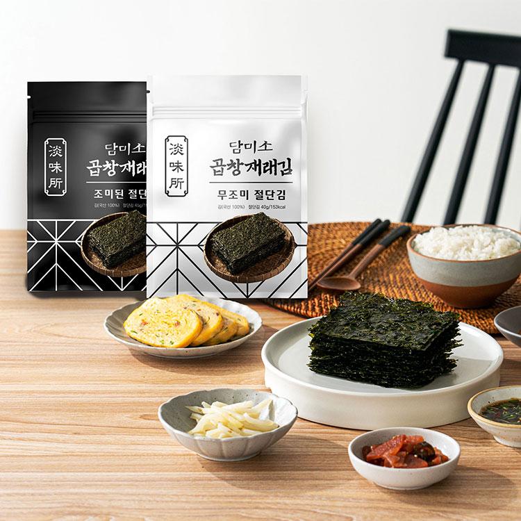 담미소 재래 절단김 6팩 선물세트
