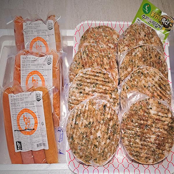 수제 한돈 소세지 & 수제 한돈 떡갈비 & 수제 한우 떡갈비 세트