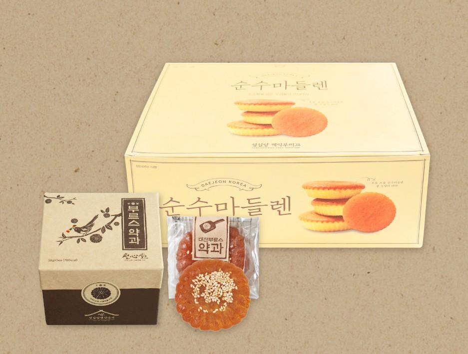 [대전 중구]성심당 순수마들렌(3호)+대전부르스 약과(5개)
