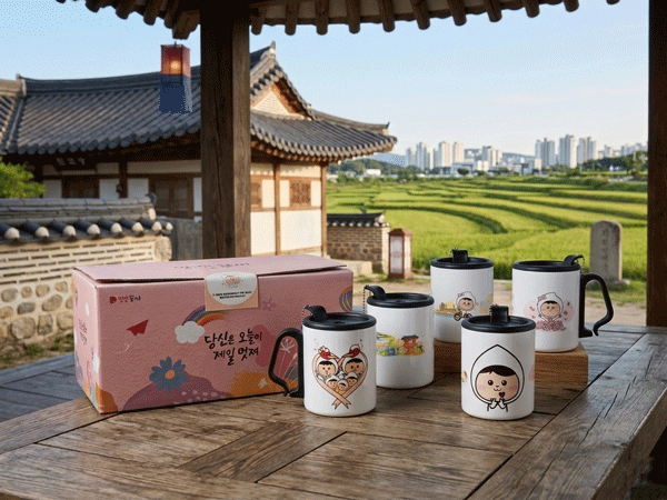 포수포미 스텐컵 2P세트