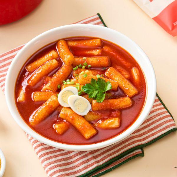 퇴촌 토마토 떡볶이 세트 (보통맛+스파게티맛 각 2팩씩, 총 4팩)