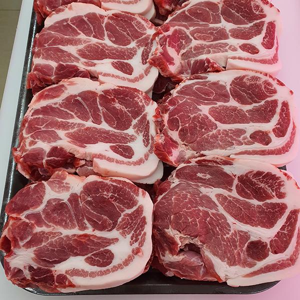 대용량 초특가 한돈 암돼지 생목살 1.8kg