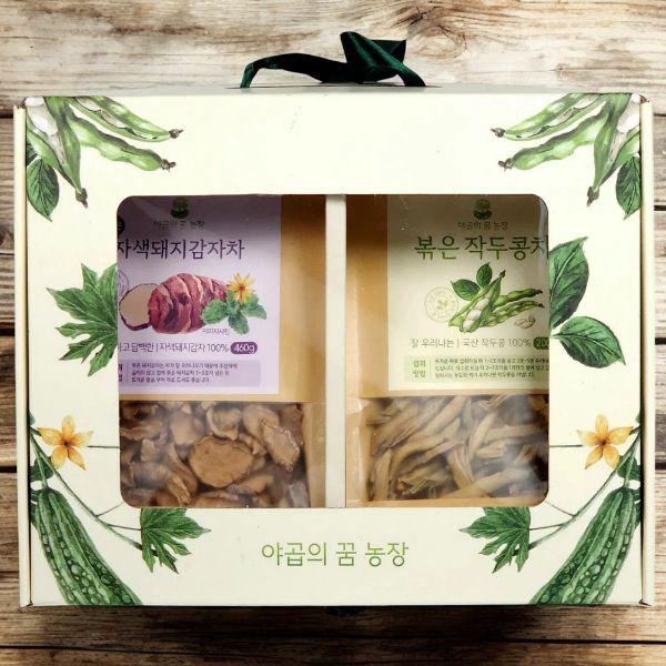 작두콩차, 여주차, 자색돼지감자차  선택 2종 건강차 선물세트