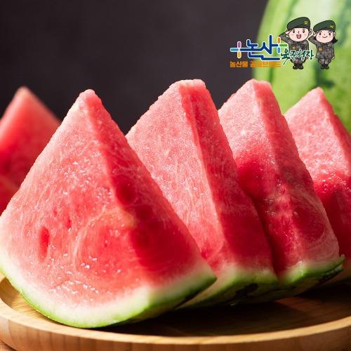 [제철과일] 씨적은 꿀수박 7kg (달콤함 보장, 산지직송)