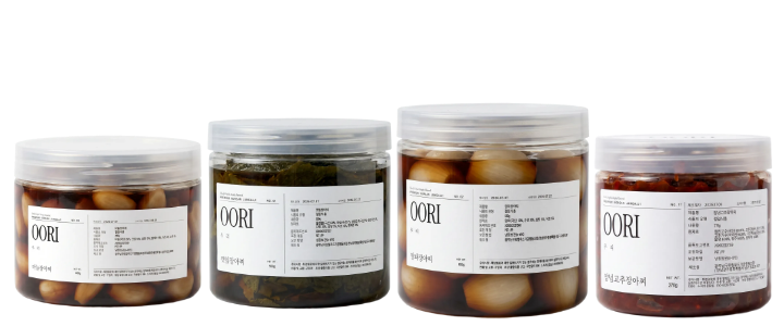OORI 장아찌 4종 세트