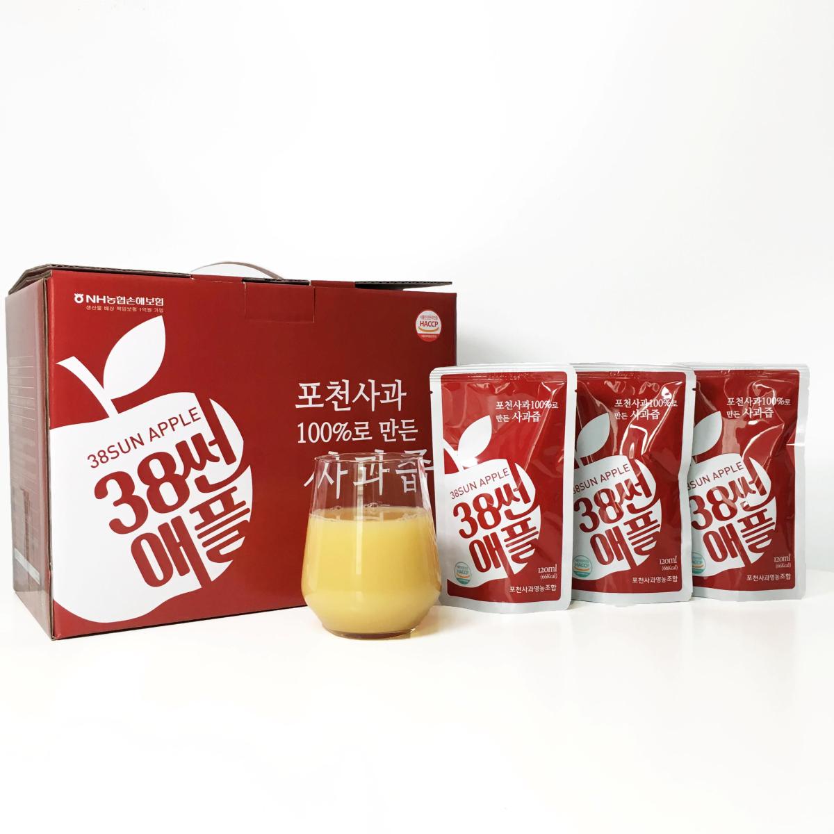 38썬애플 포천사과즙100% (20포,50포)