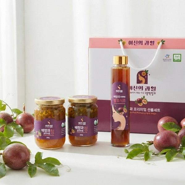 고흥 백향과청 250g+ 백향과식초 200ml