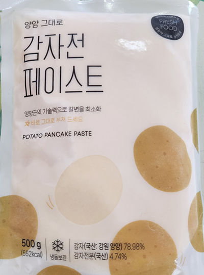 양양 그대로 감자전 페이스트(500g x 4팩)