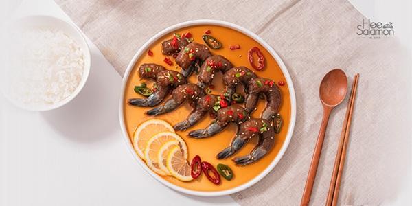 희샐러몬 집밥도둑 밀키트 간장 깐새우장 350g+ 간장 참소라장 350g 세트