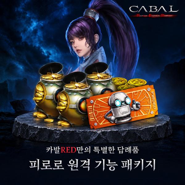 [서울 서초구] 카발RED 게임 아이템 [피로로 원격 기능 패키지]